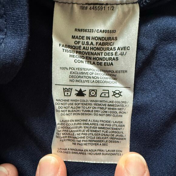 Nike Dri-Fit Seattle Seahawks V-Neck T-Shirt Women’s Medium Blue - Picture 7 of 7